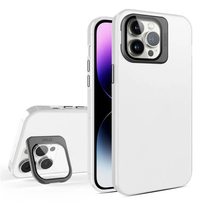 For iPhone 13 Pro Phone Camera Cover Case Matte Kickstand Phone Protector