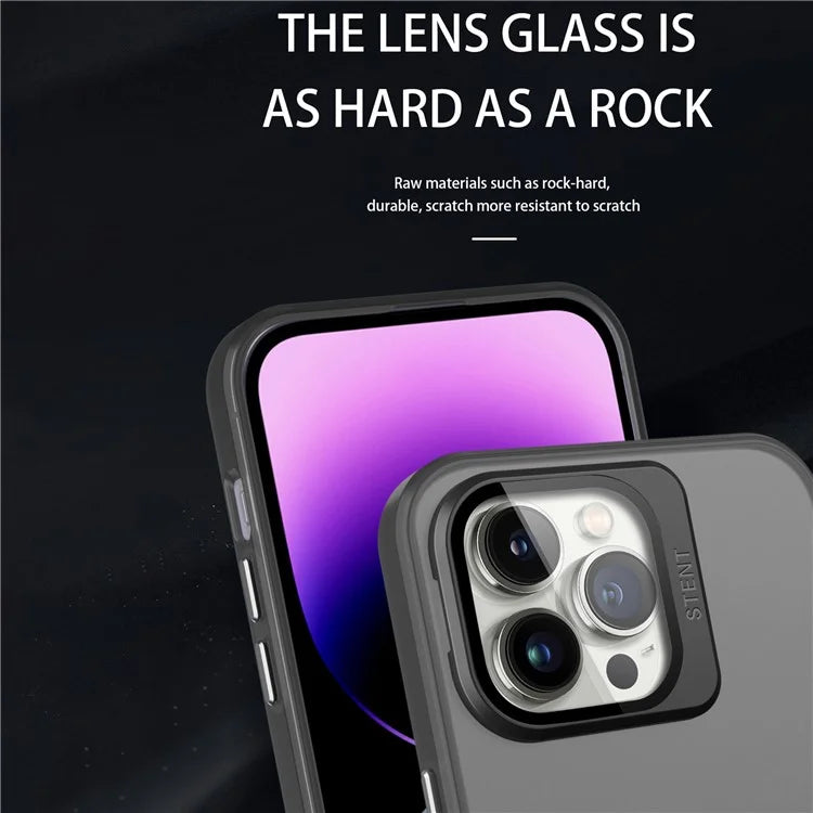 For iPhone 13 Pro Phone Camera Cover Case Matte Kickstand Phone Protector