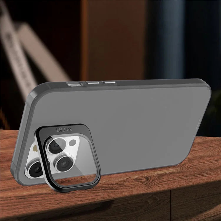For iPhone 13 Pro Phone Camera Cover Case Matte Kickstand Phone Protector