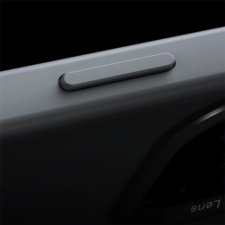 For iPhone 15 Pro Case TPU+PC Matte Phone Cover with Lens Frame Kickstand