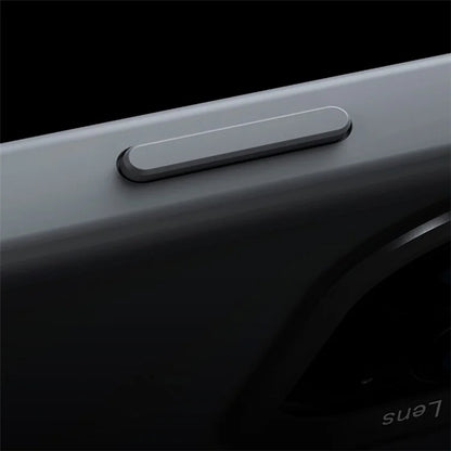 For iPhone 14 Pro Max Case Fingerprint Free TPU+PC Phone Cover with Lens Frame Kickstand