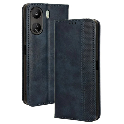 For Xiaomi Redmi 13C / Poco C65 4G Case Retro Phone Cover with Wallet Stand