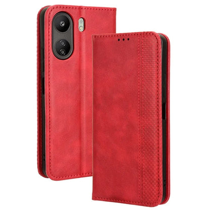 For Xiaomi Redmi 13C / Poco C65 4G Case Retro Phone Cover with Wallet Stand
