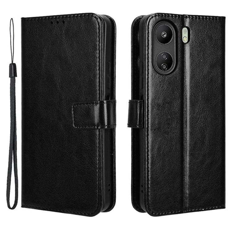 For Xiaomi Redmi 13C / Poco C65 4G Case Leather Wallet Phone Stand Cover