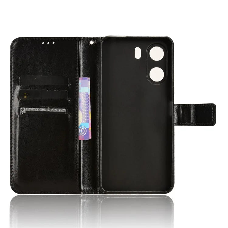 For Xiaomi Redmi 13C / Poco C65 4G Case Leather Wallet Phone Stand Cover