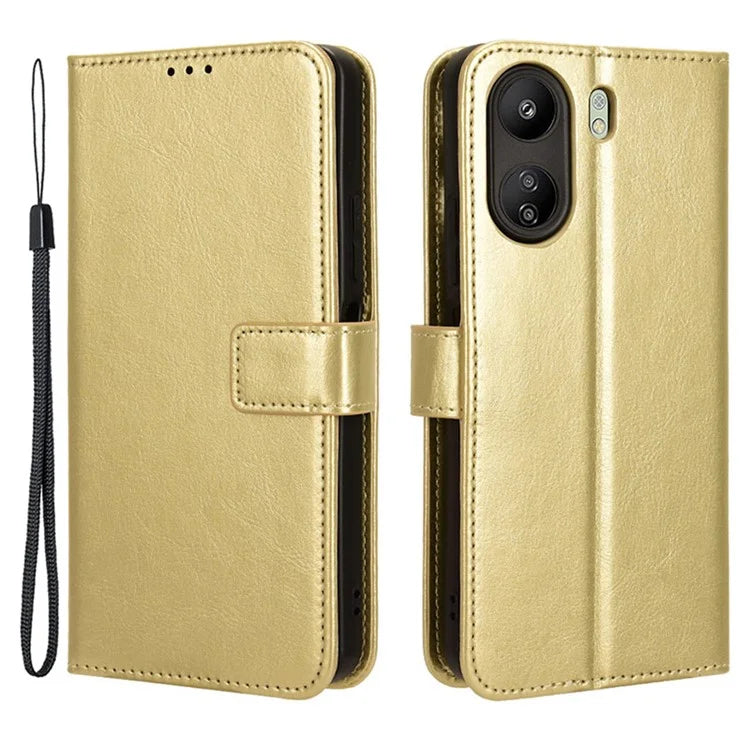 For Xiaomi Redmi 13C / Poco C65 4G Case Leather Wallet Phone Stand Cover