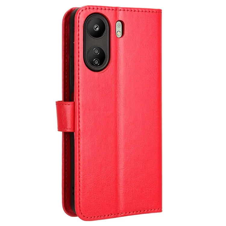 For Xiaomi Redmi 13C / Poco C65 4G Case Leather Wallet Phone Stand Cover