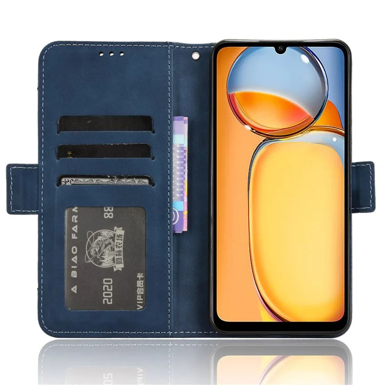 For Xiaomi Redmi 13C / Poco C65 4G Case Multiple Card Holder Leather Stand Cover