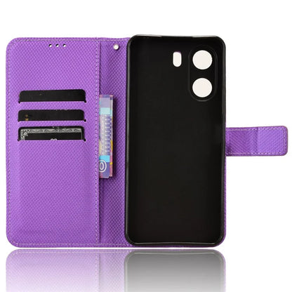 For Xiaomi Redmi 13C / Poco C65 4G Case Diamond Texture Leather Wallet Phone Cover