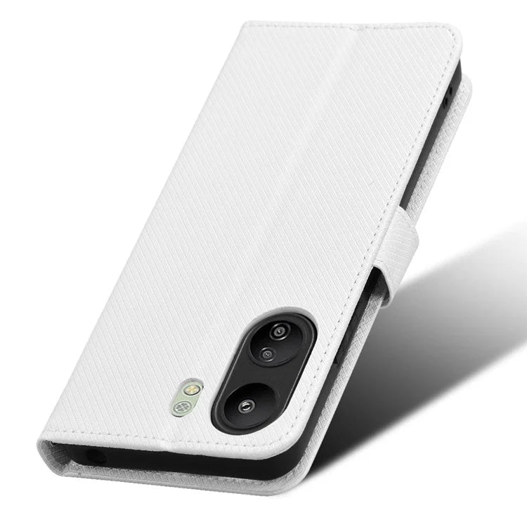 For Xiaomi Redmi 13C / Poco C65 4G Case Diamond Texture Leather Wallet Phone Cover