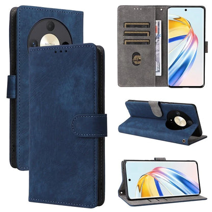 For Honor Magic6 Lite 5G / X9b 5G / X50 Case RFID Blocking Leather Wallet Phone Protection Cover with Strap