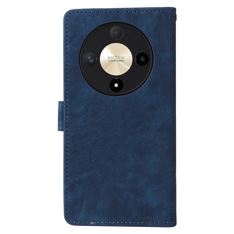 For Honor Magic6 Lite 5G / X9b 5G / X50 Case RFID Blocking Leather Wallet Phone Protection Cover with Strap