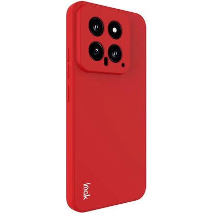 IMAK UC-4 Series for Xiaomi 14 Case Straight Edge Flexible TPU Phone Back Cover