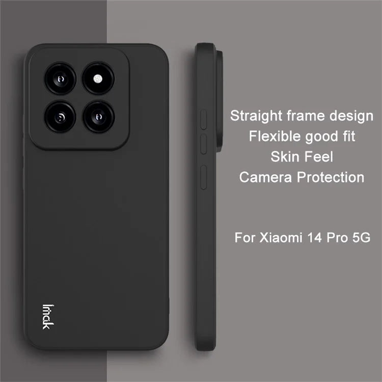IMAK UC-4 Series Phone Case for Xiaomi 14 Pro Straight Edge Phone Shell TPU Back Cover