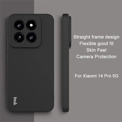 IMAK UC-4 Series Phone Case for Xiaomi 14 Pro Straight Edge Phone Shell TPU Back Cover