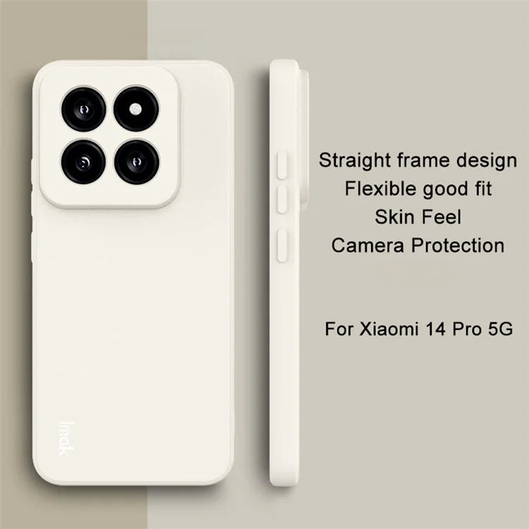 IMAK UC-4 Series Phone Case for Xiaomi 14 Pro Straight Edge Phone Shell TPU Back Cover