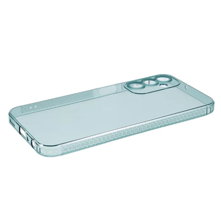 XLT Series For Samsung Galaxy A24 4G (162.1 x 77.6 x 8.3mm) Case Straight Edge Anti-slip Phone Cover Army Green
