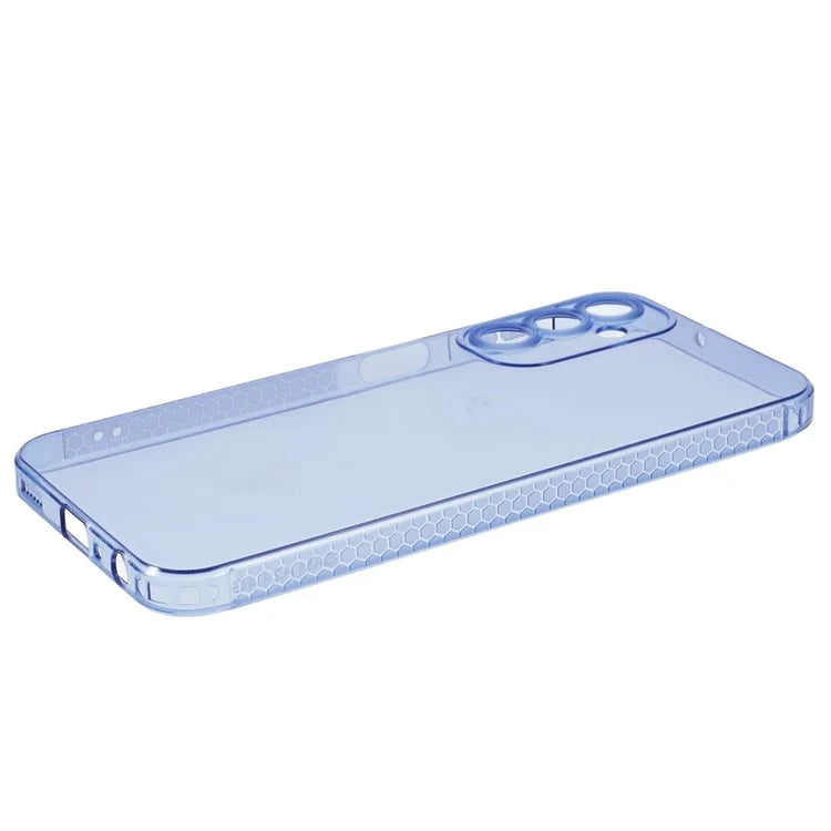 XLT Series For Samsung Galaxy A24 4G (162.1 x 77.6 x 8.3mm) Case Straight Edge Anti-slip Phone Cover Blue