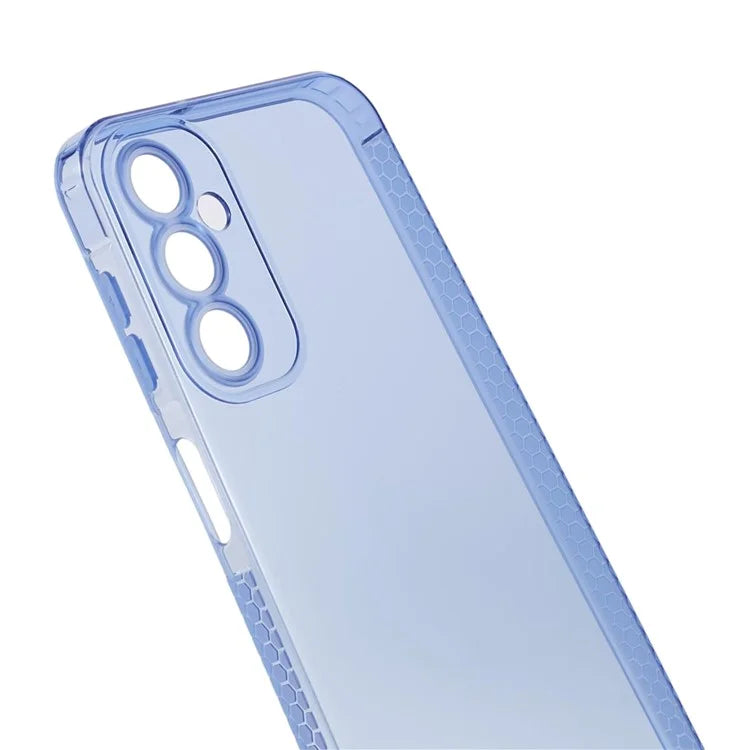 XLT Series For Samsung Galaxy A24 4G (162.1 x 77.6 x 8.3mm) Case Straight Edge Anti-slip Phone Cover Blue