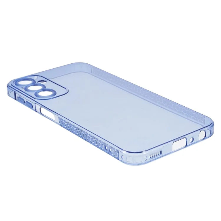 XLT Series For Samsung Galaxy A24 4G (162.1 x 77.6 x 8.3mm) Case Straight Edge Anti-slip Phone Cover Blue