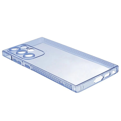 XLT Series For Samsung Galaxy S22 Ultra 5G TPU Case Straight Edge Anti-slip Phone Cover Blue
