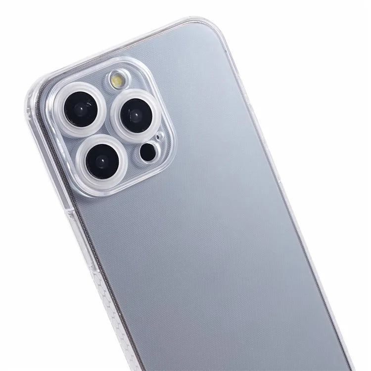 XLT Series For iPhone 13 Pro Phone Case Side Honeycomb Texture TPU Cover
