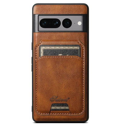 SUTENI H15 For Google Pixel 7 Pro 5G Case Card Holder Detachable Magnetic Back Phone Cover