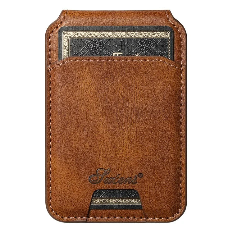 SUTENI H15 For Samsung Galaxy S23+ Phone Case Detachable Card Holder Cover with Kickstand
