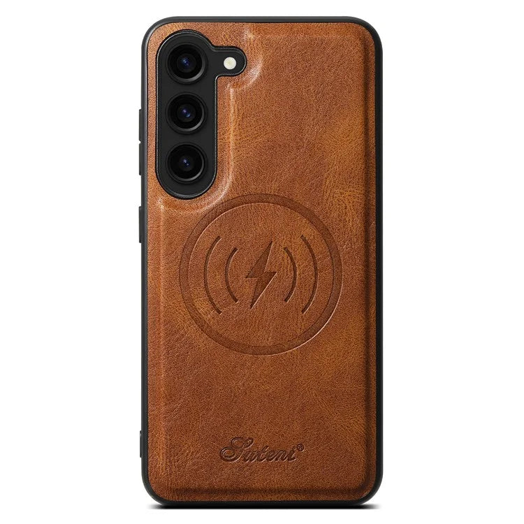 SUTENI H15 For Samsung Galaxy S23+ Phone Case Detachable Card Holder Cover with Kickstand