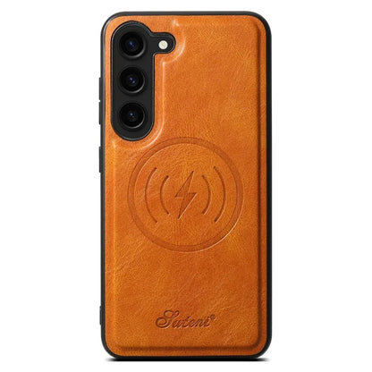 SUTENI H15 For Samsung Galaxy S23+ Phone Case Detachable Card Holder Cover with Kickstand