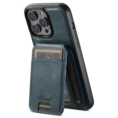 SUTENI H15 For iPhone 15 Pro Phone Case Compatible with MagSafe Detachable Card Holder Cover