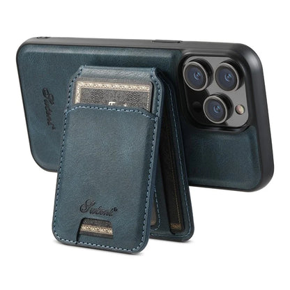 SUTENI H15 For iPhone 15 Pro Phone Case Compatible with MagSafe Detachable Card Holder Cover