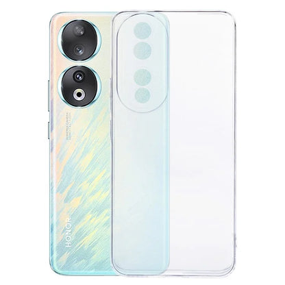 For Honor 90 TPU Case Precise Cutout Transparent Protective Phone Cover