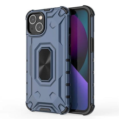 For iPhone 13 6.1 inch Case Slim-Fit Scratch-resistant PC+TPU Phone Back Cover