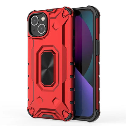 For iPhone 13 6.1 inch Case Slim-Fit Scratch-resistant PC+TPU Phone Back Cover