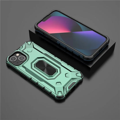 For iPhone 13 6.1 inch Case Slim-Fit Scratch-resistant PC+TPU Phone Back Cover