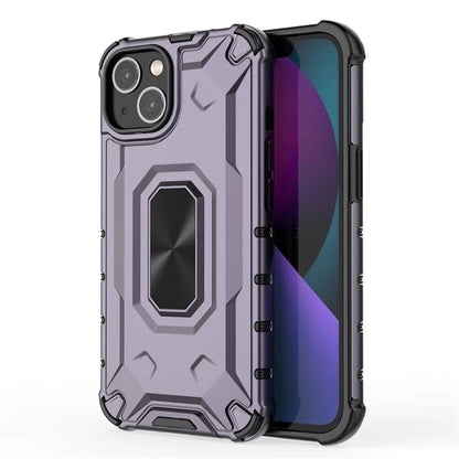 For iPhone 13 6.1 inch Case Slim-Fit Scratch-resistant PC+TPU Phone Back Cover