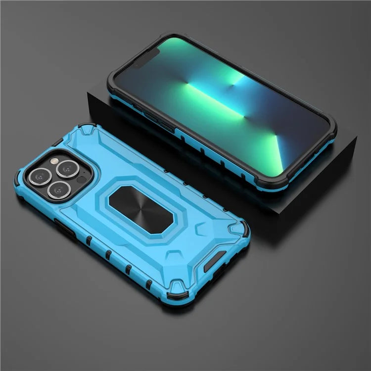 For iPhone 13 Pro 6.1 inch Case Shock Absorbing PC+TPU Mobile Phone Cover