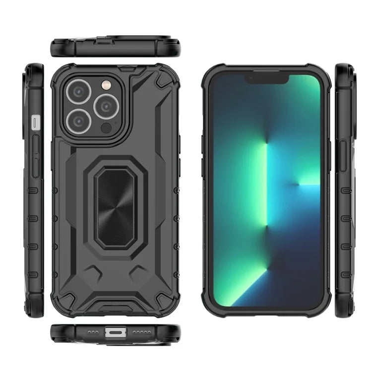 For iPhone 13 Pro 6.1 inch Case Shock Absorbing PC+TPU Mobile Phone Cover