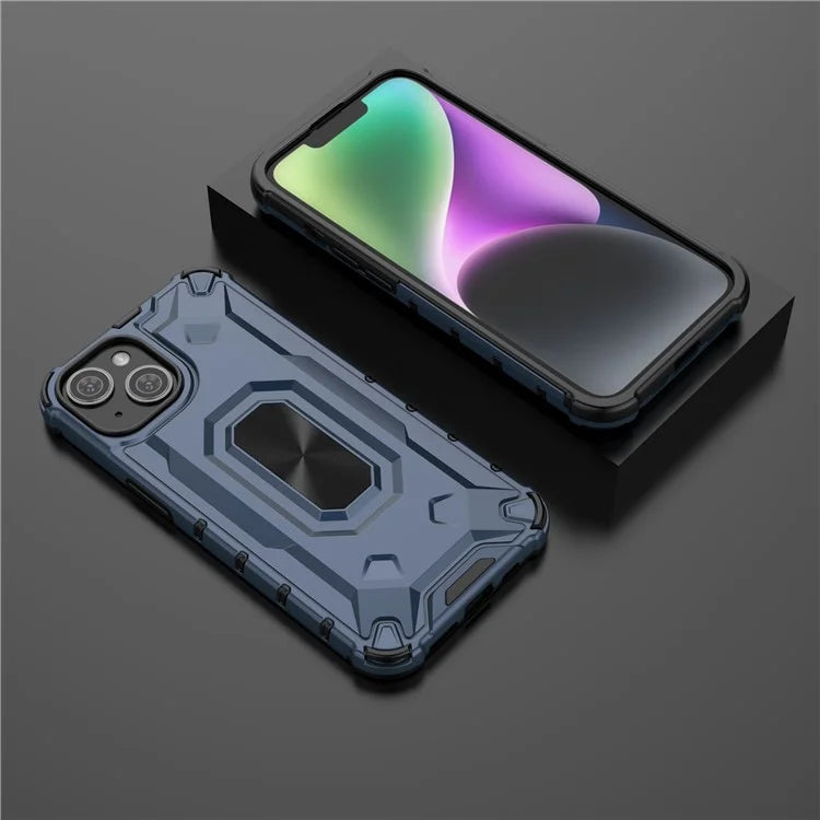 For iPhone 14 Phone Case Hard PC Soft TPU Shockproof Protective Cover