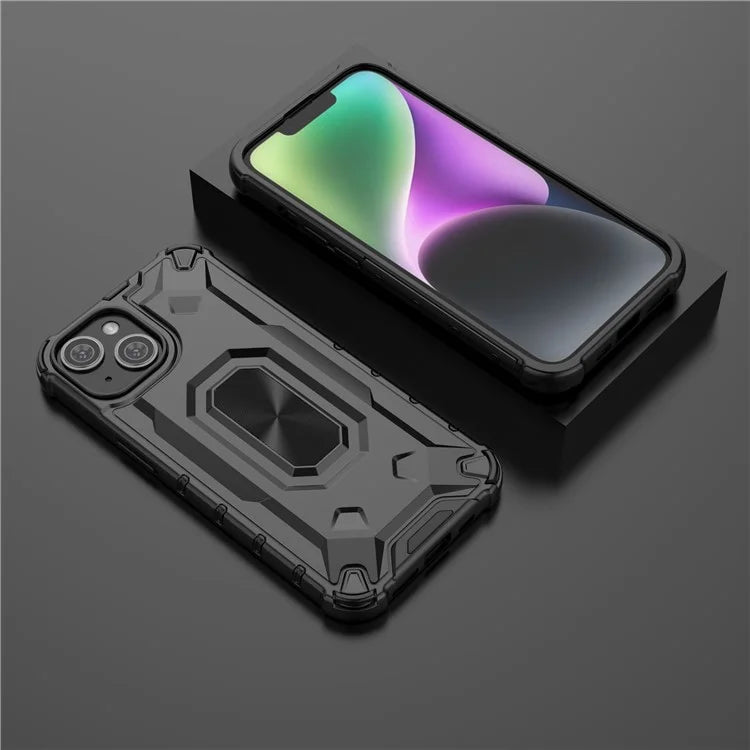 For iPhone 14 Phone Case Hard PC Soft TPU Shockproof Protective Cover