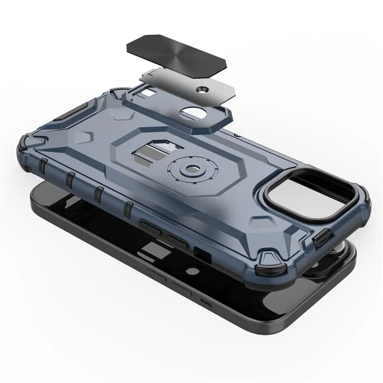 For iPhone 14 Phone Case Hard PC Soft TPU Shockproof Protective Cover