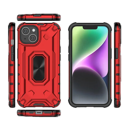 For iPhone 14 Phone Case Hard PC Soft TPU Shockproof Protective Cover