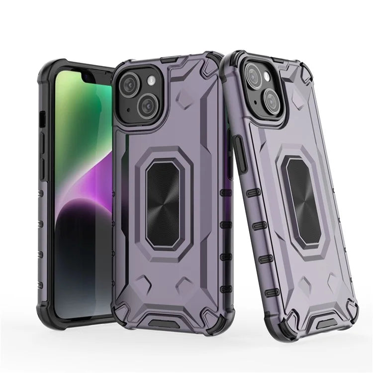 For iPhone 14 Phone Case Hard PC Soft TPU Shockproof Protective Cover