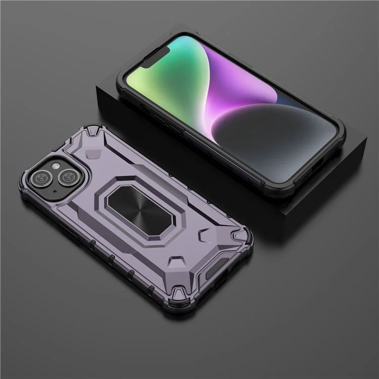 For iPhone 14 Phone Case Hard PC Soft TPU Shockproof Protective Cover