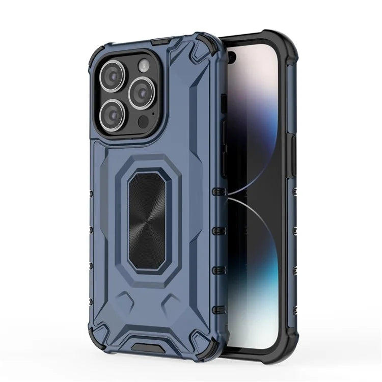 For iPhone 14 Pro Case Slim-Fit Anti-fall Hybrid Hard PC Soft TPU Phone Back Shell