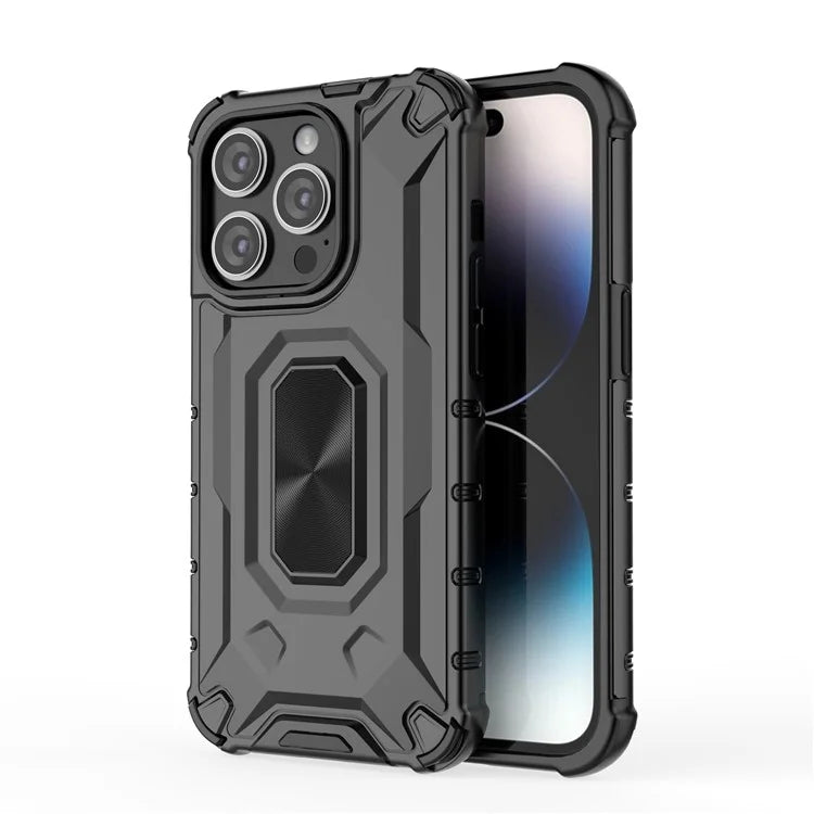 For iPhone 14 Pro Case Slim-Fit Anti-fall Hybrid Hard PC Soft TPU Phone Back Shell