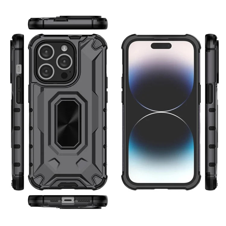 For iPhone 14 Pro Case Slim-Fit Anti-fall Hybrid Hard PC Soft TPU Phone Back Shell