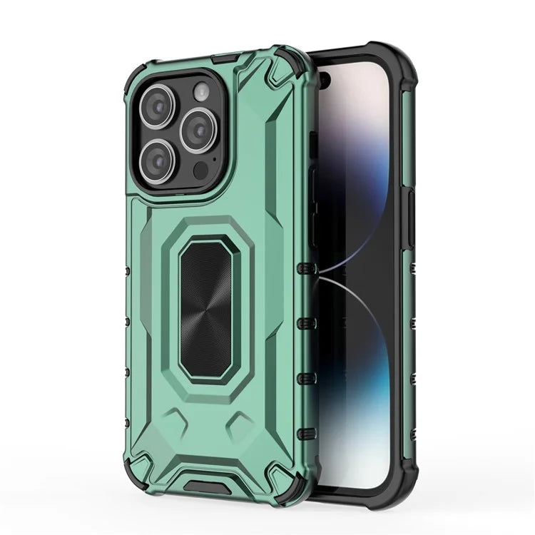 For iPhone 14 Pro Case Slim-Fit Anti-fall Hybrid Hard PC Soft TPU Phone Back Shell