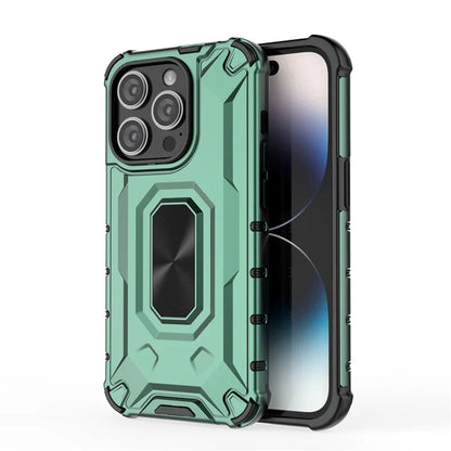 For iPhone 14 Pro Case Slim-Fit Anti-fall Hybrid Hard PC Soft TPU Phone Back Shell